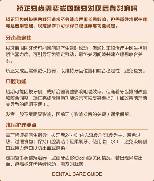 矫正牙齿拔4颗牙有危害吗 医生说实话