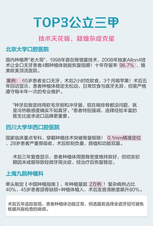 种植牙哪家好？选对牙科医院看这3点